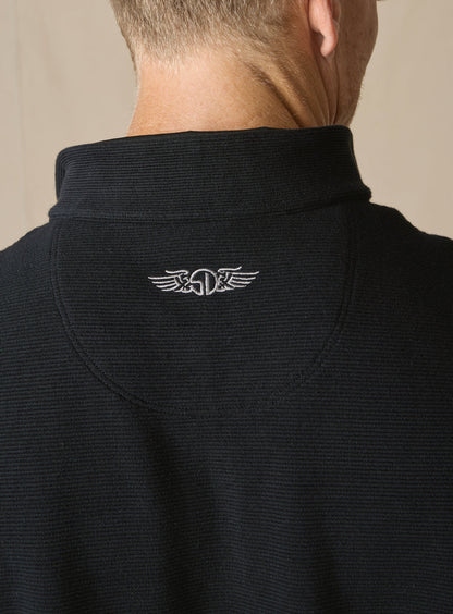 Straight Down Catalina Quarter Zip - Black