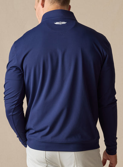 Straight Down Patron Quarter Zip - New Indigo