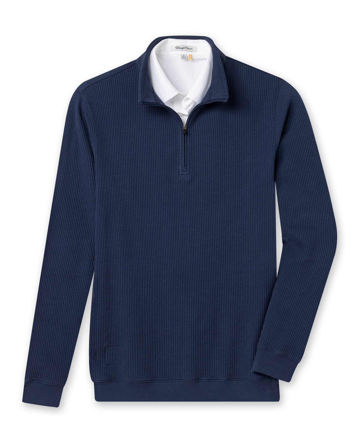 Straight Down Cambria Quarter Zip - New Indigo
