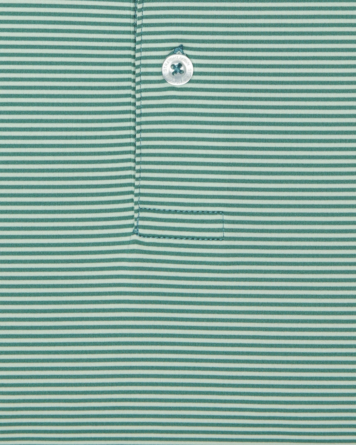 Straight Down Peninsula Stripe Polo - Celery