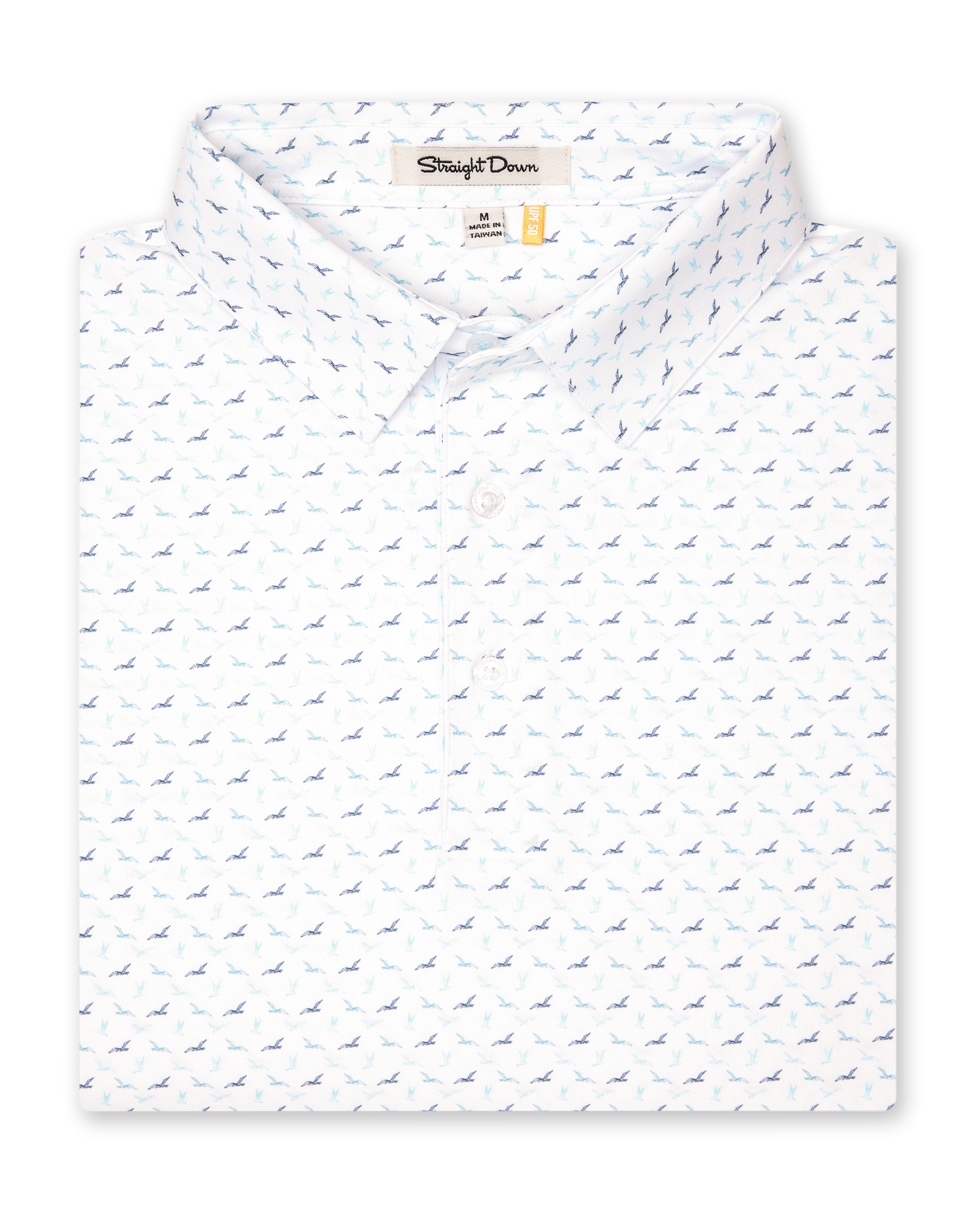 Straight Down Livingston Polo - White