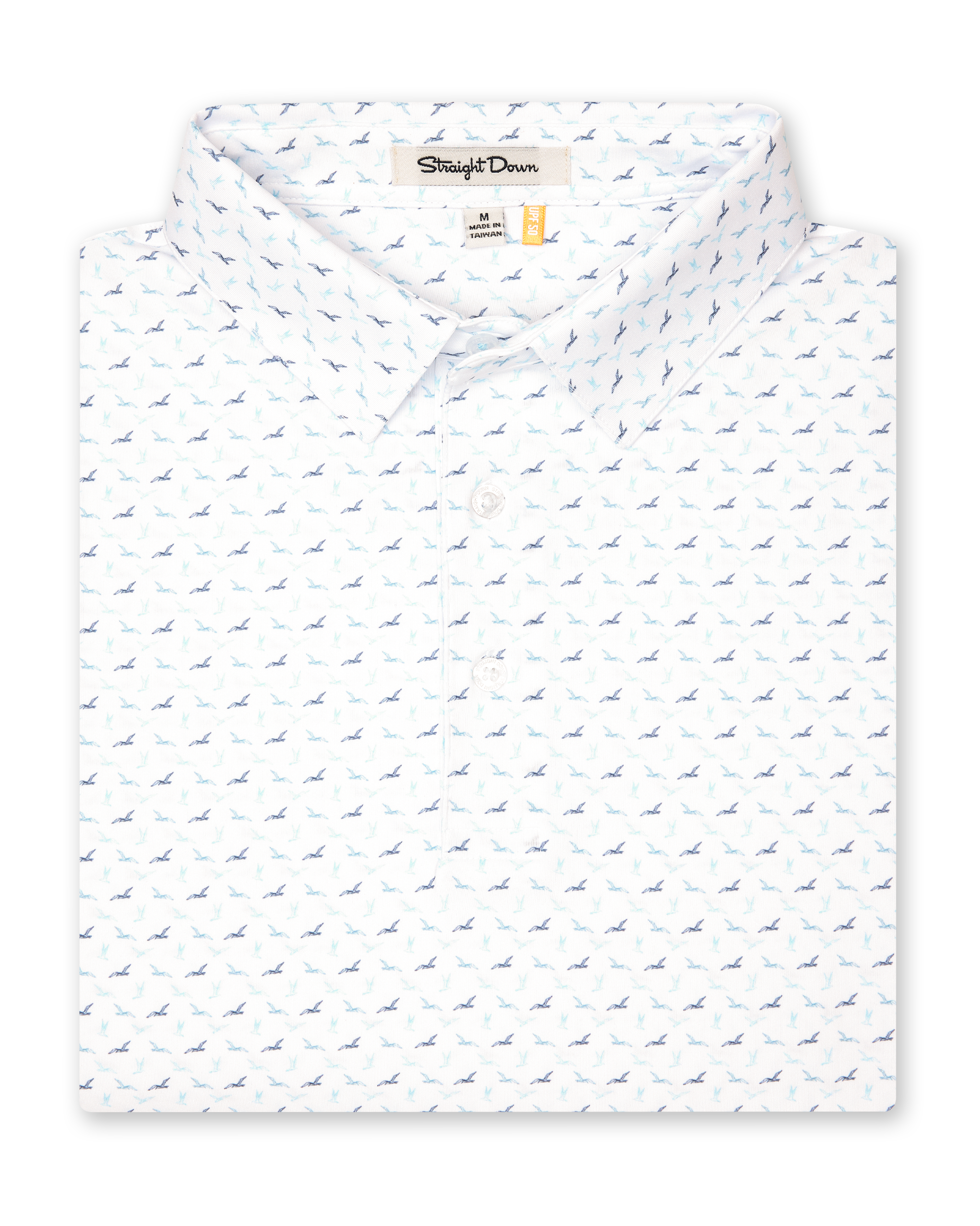Straight Down Livingston Polo - White