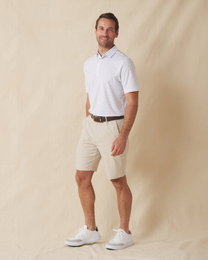 Straight Down Livingston Polo - White