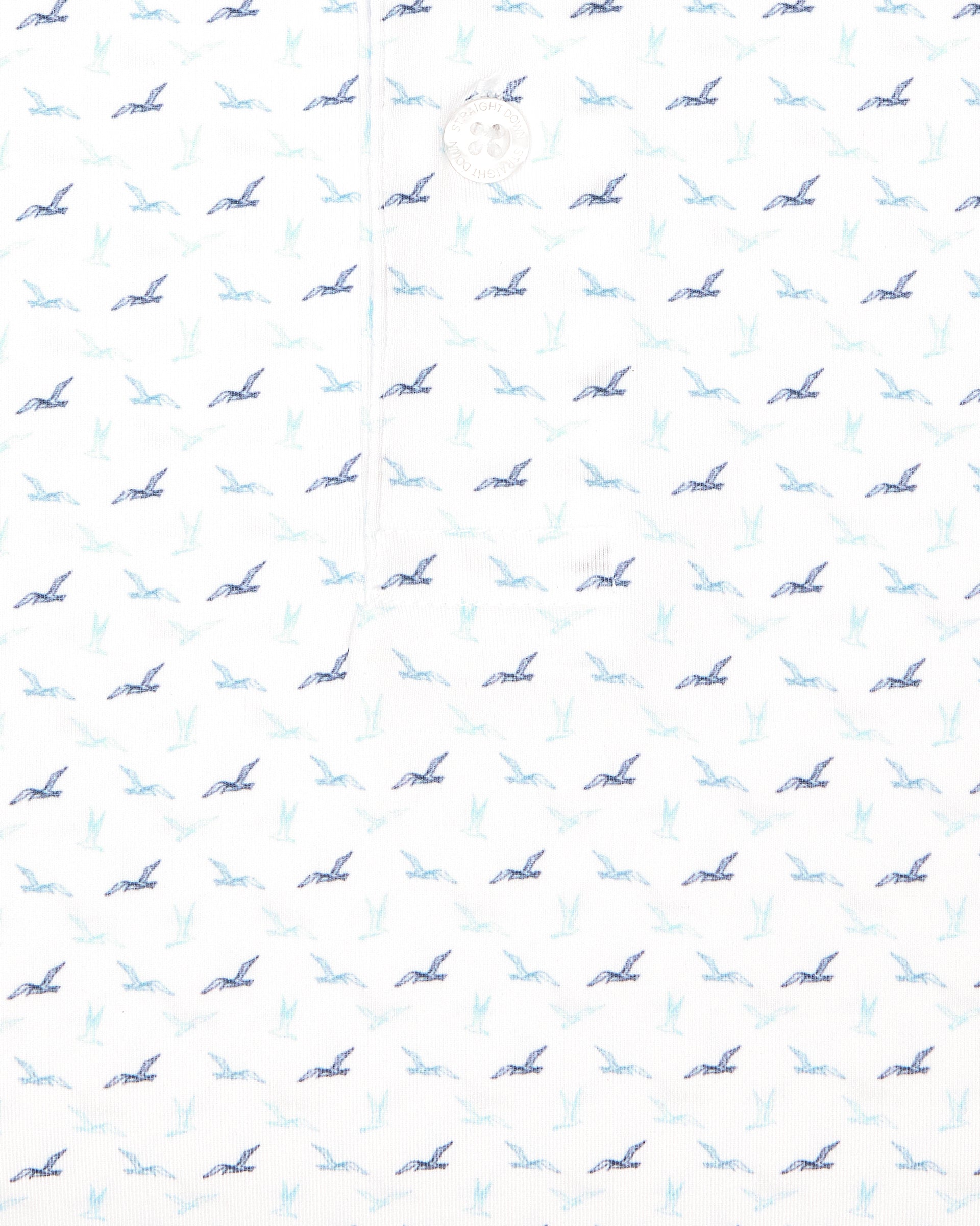 Straight Down Livingston Polo - White