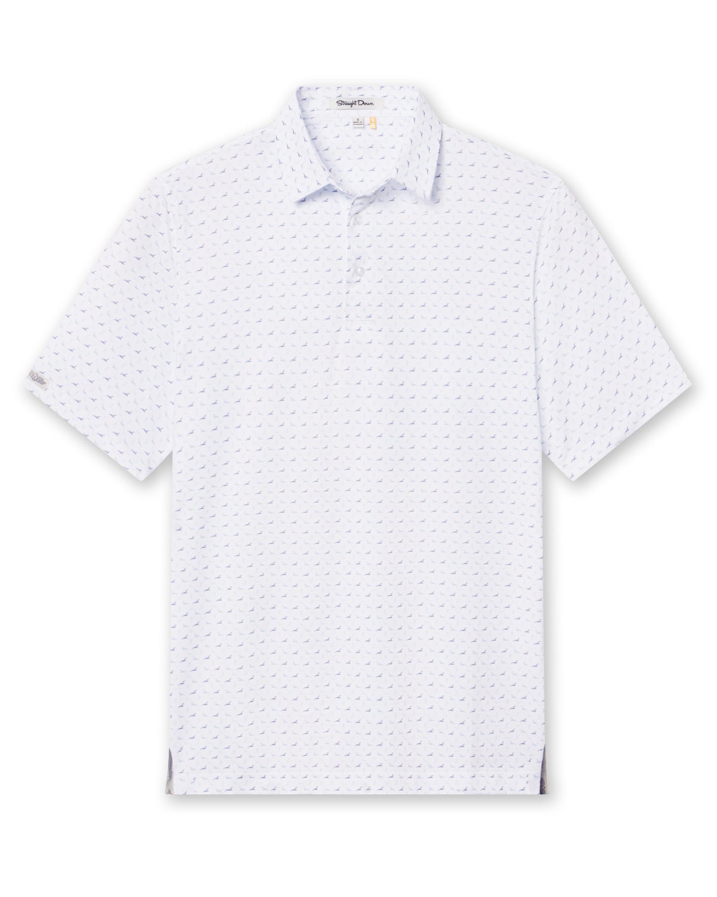 Straight Down Livingston Polo - White