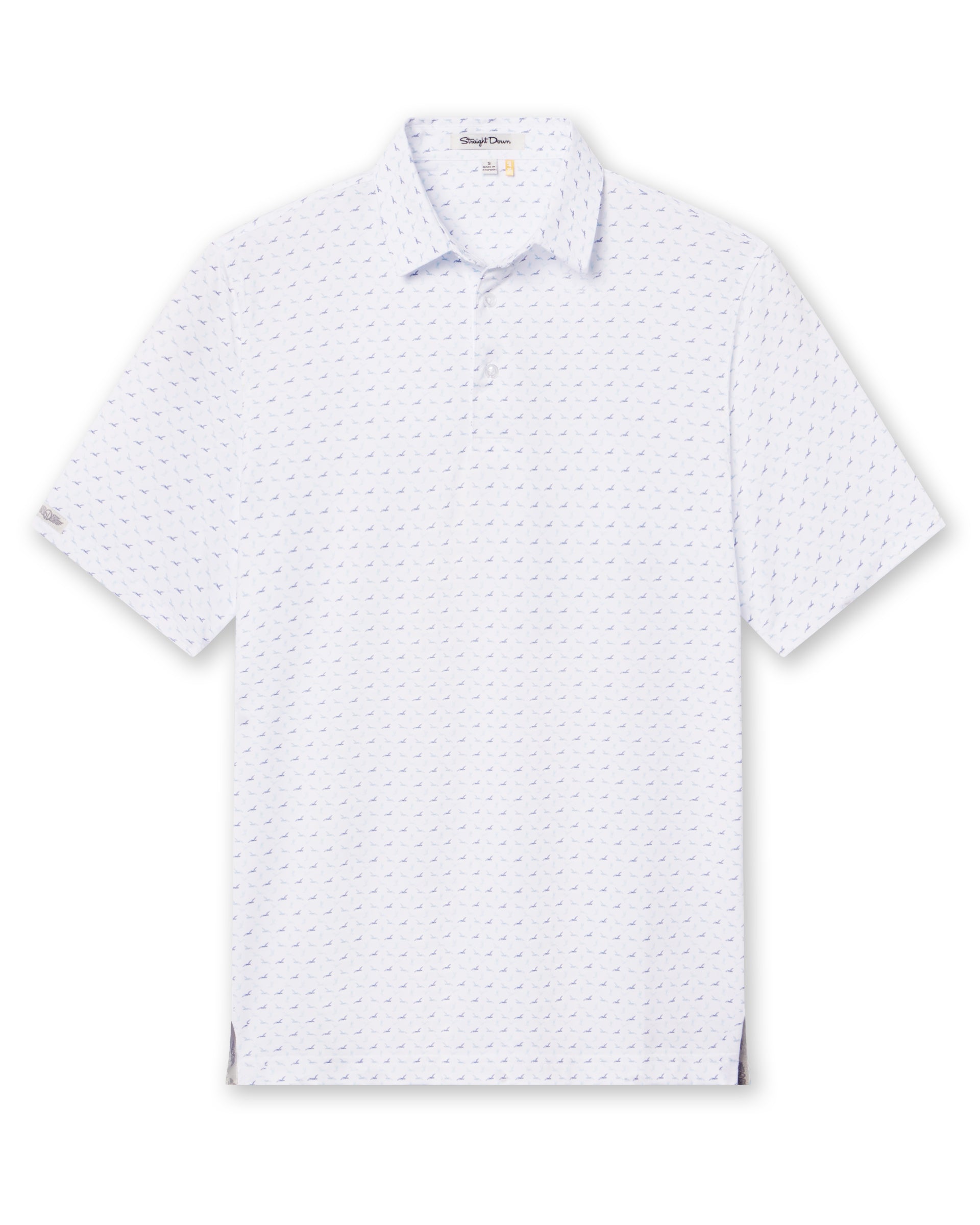 Straight Down Livingston Polo - White