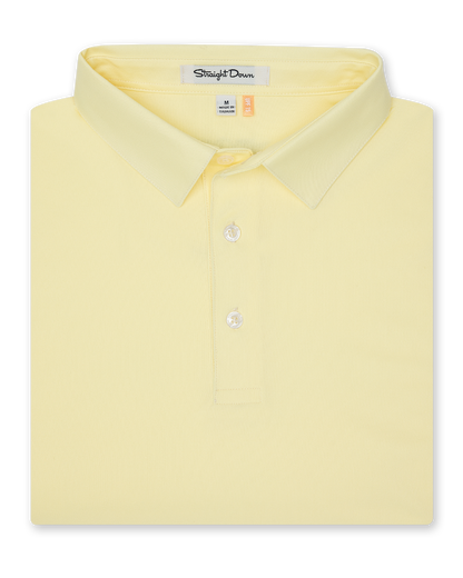 Straight Down Sullivan Polo - Pale Yellow