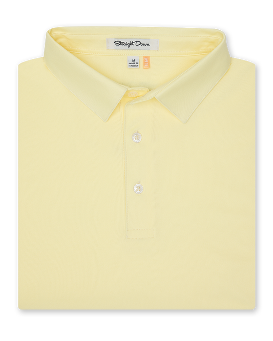 Straight Down Sullivan Polo - Pale Yellow