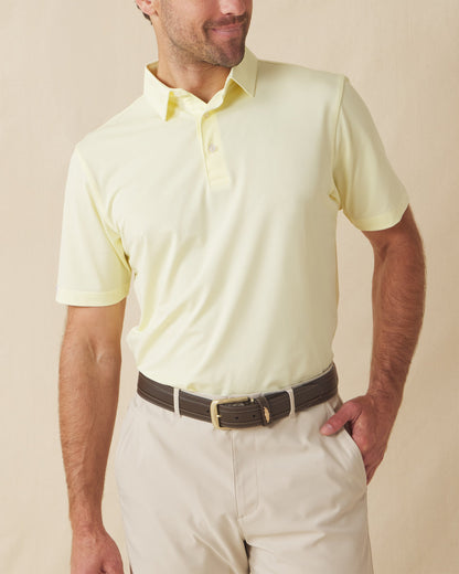 Straight Down Sullivan Polo - Pale Yellow