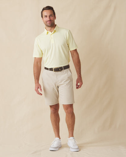 Straight Down Sullivan Polo - Pale Yellow