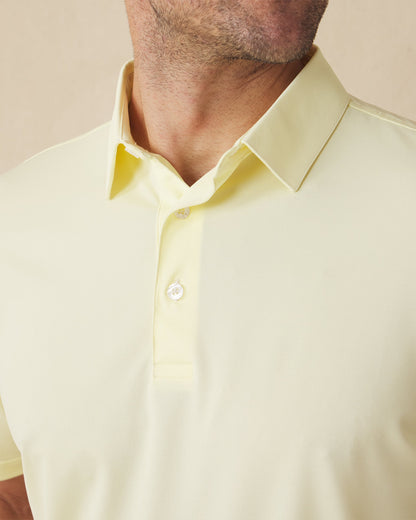 Straight Down Sullivan Polo - Pale Yellow