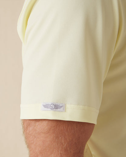 Straight Down Sullivan Polo - Pale Yellow