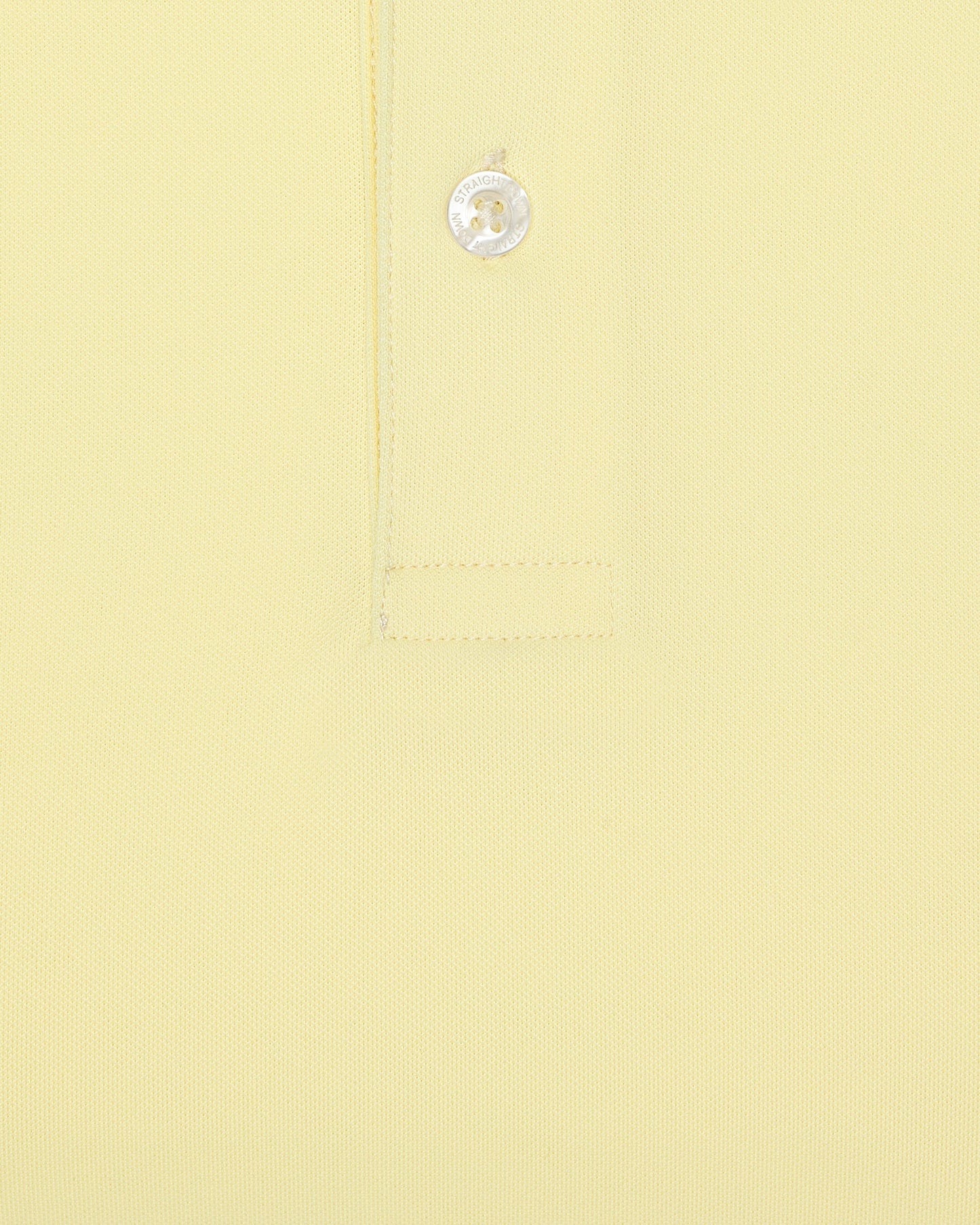 Straight Down Sullivan Polo - Pale Yellow