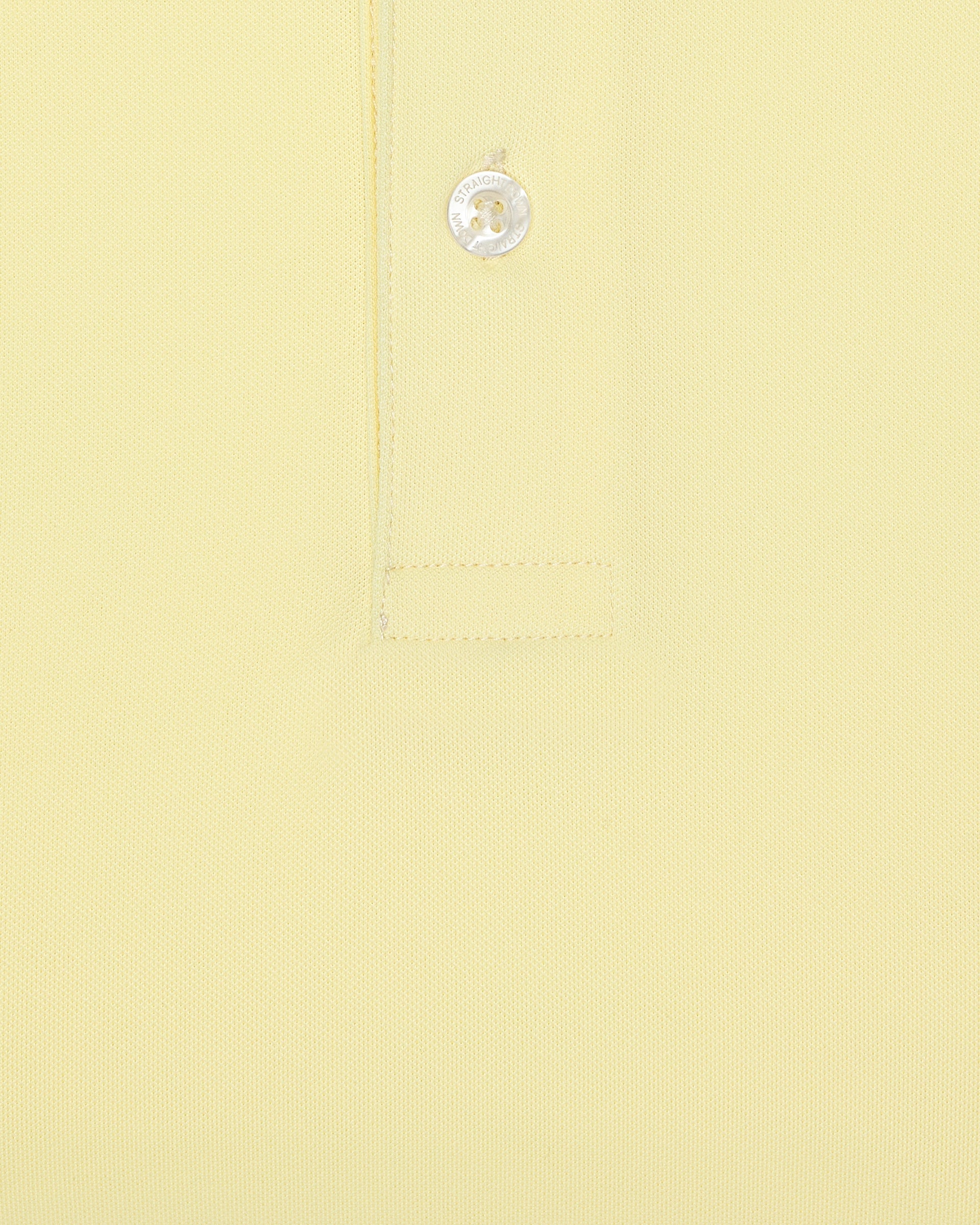 Straight Down Sullivan Polo - Pale Yellow