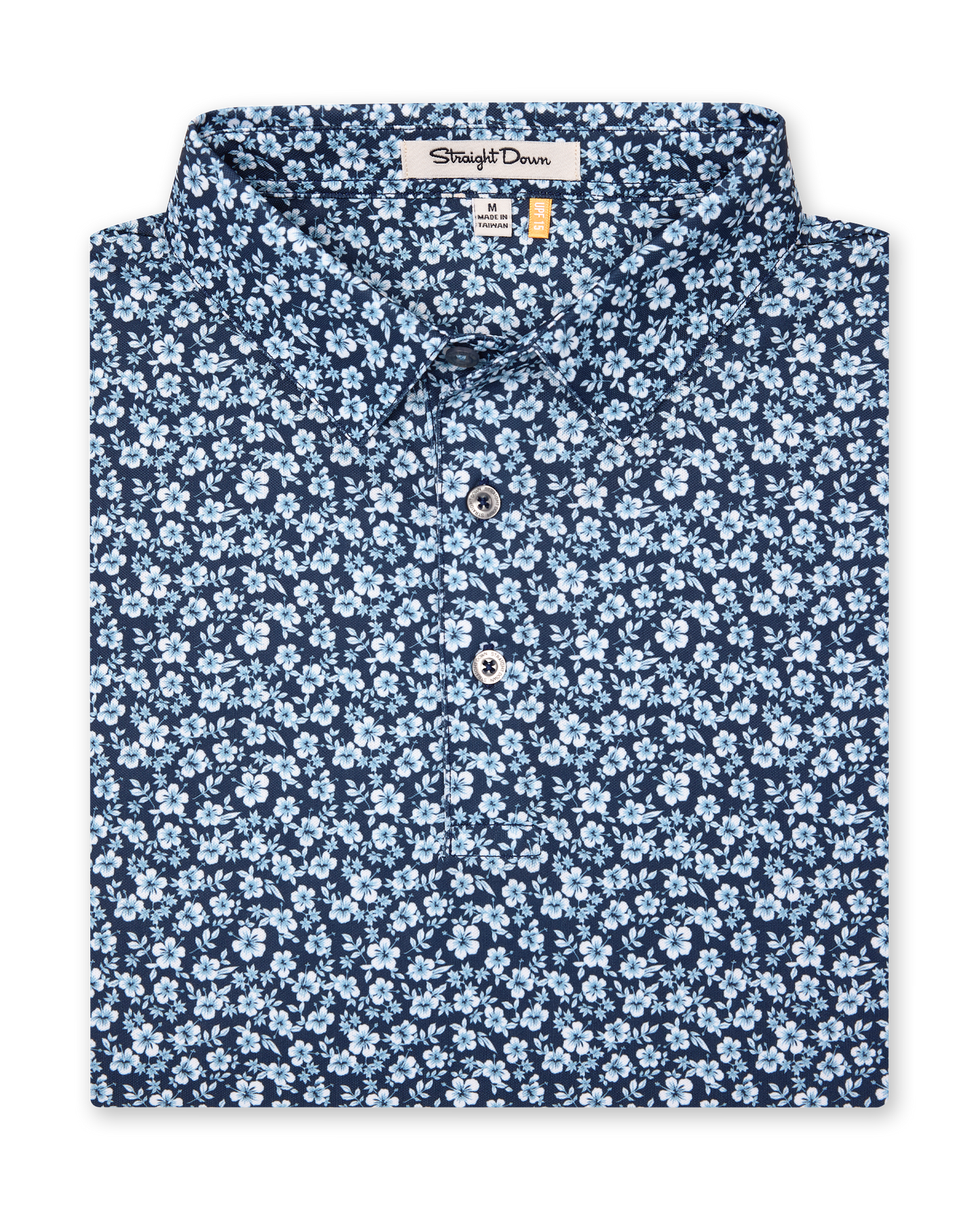 Straight Down Don Ho Polo - New Indigo