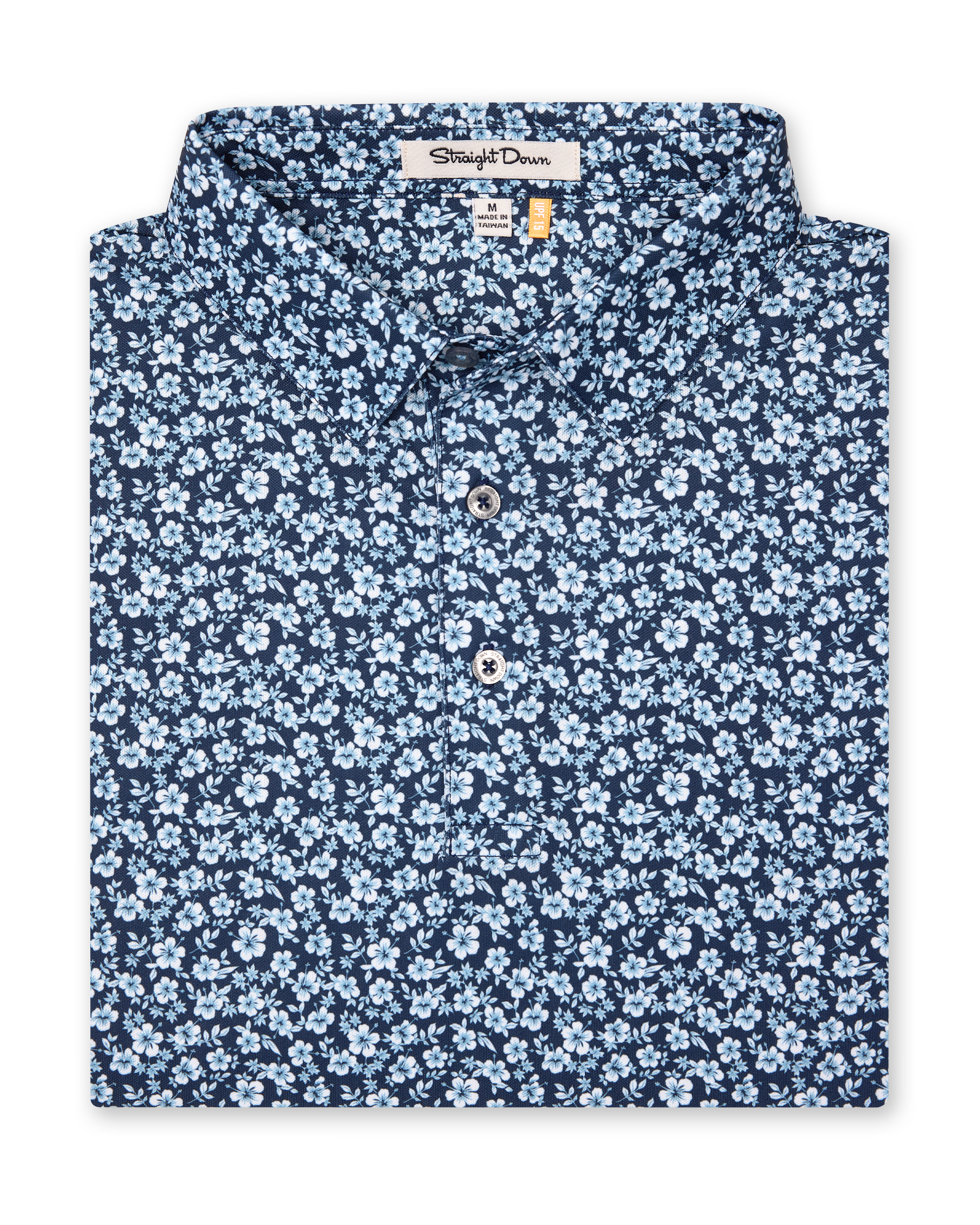 Straight Down Don Ho Polo - New Indigo