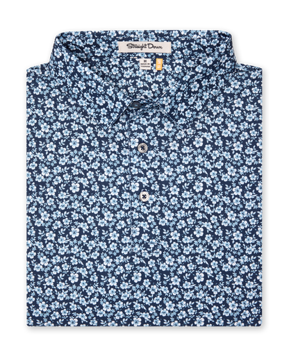Straight Down Don Ho Polo - New Indigo