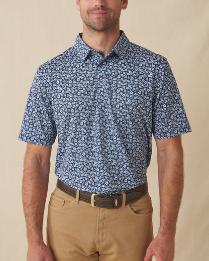 Straight Down Don Ho Polo - New Indigo