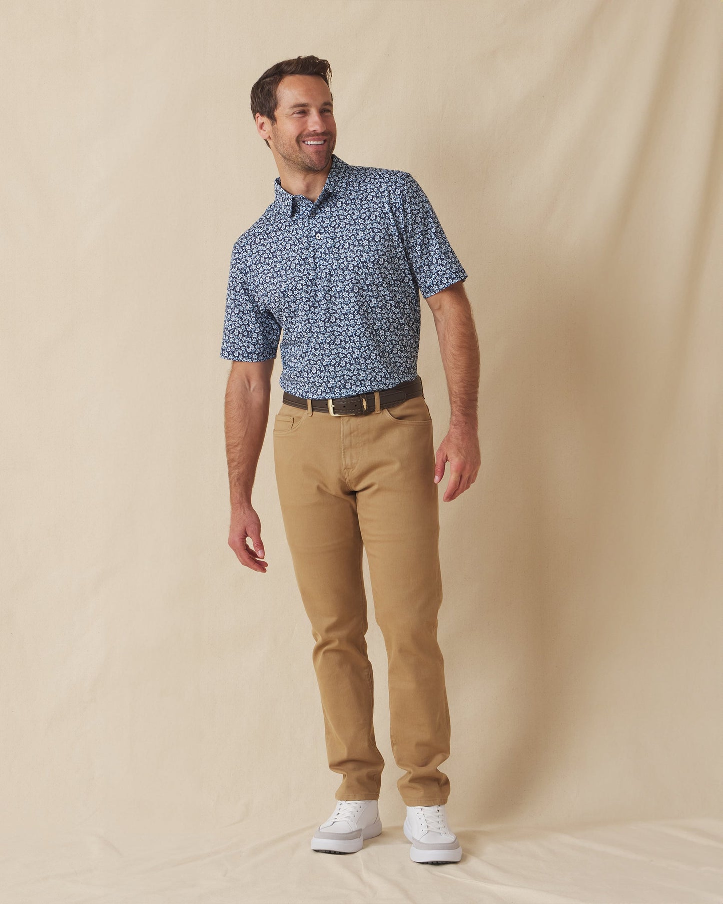 Straight Down Don Ho Polo - New Indigo
