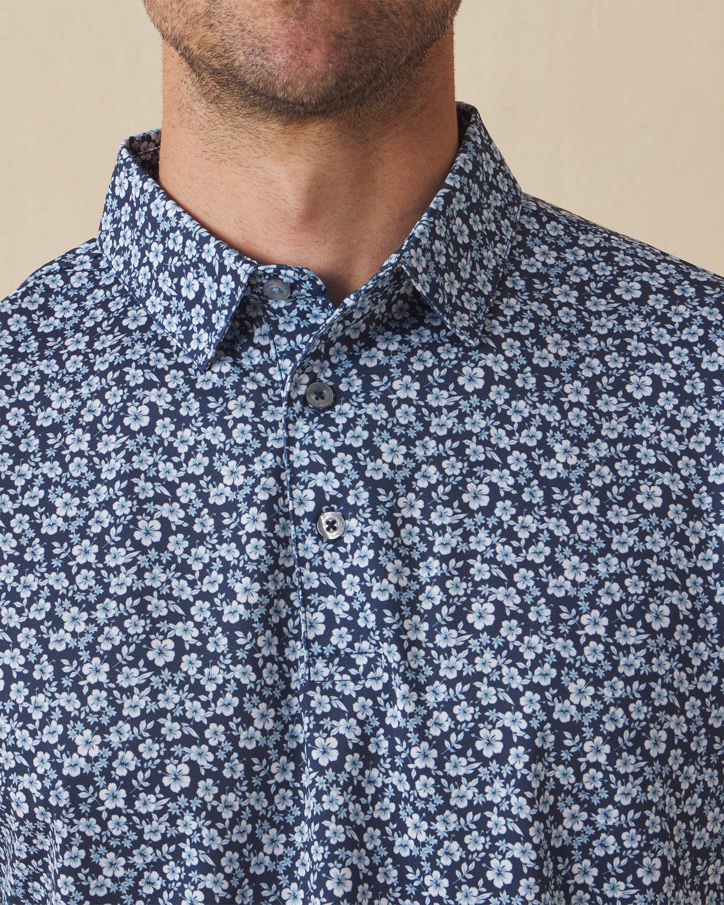 Straight Down Don Ho Polo - New Indigo