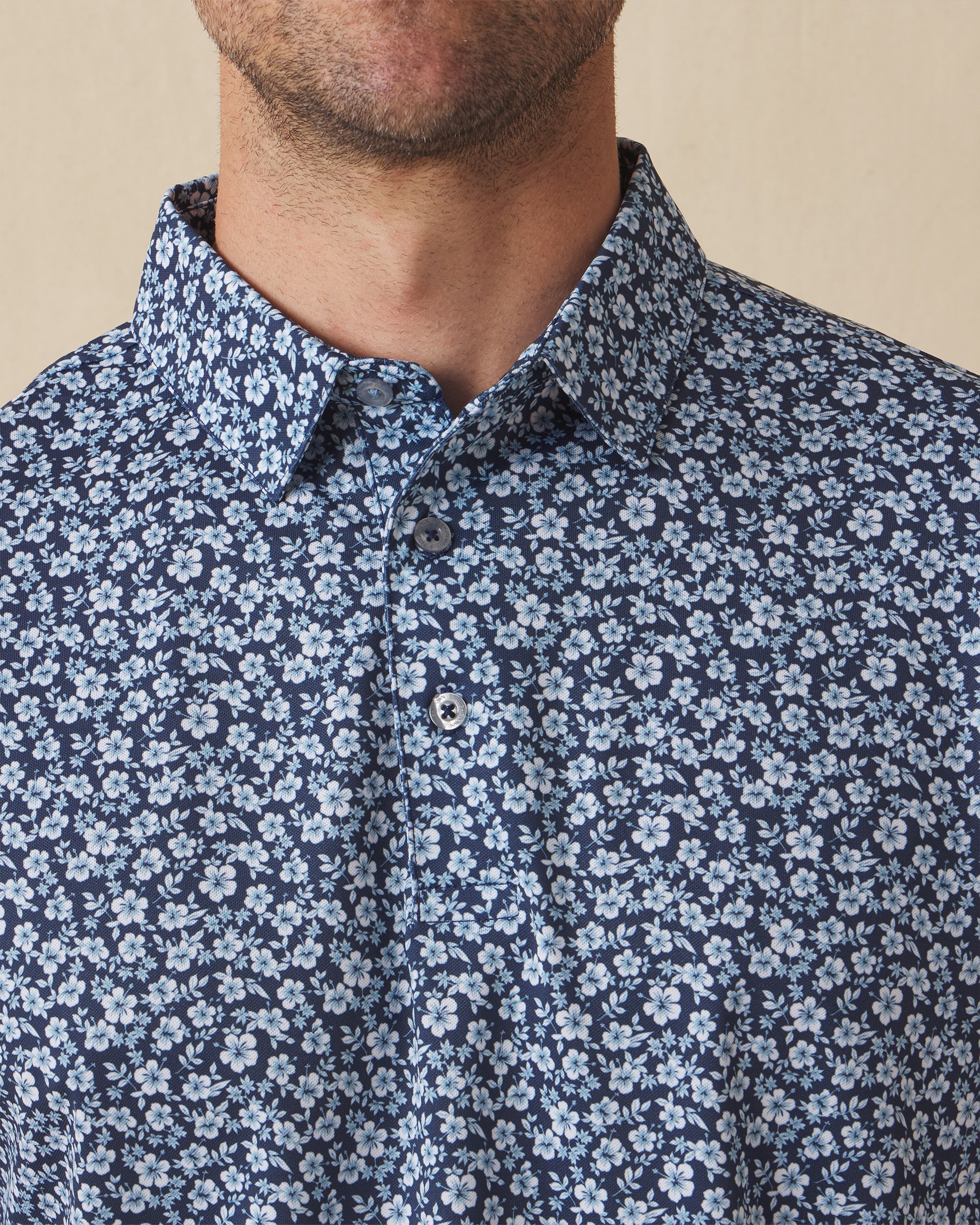 Straight Down Don Ho Polo - New Indigo