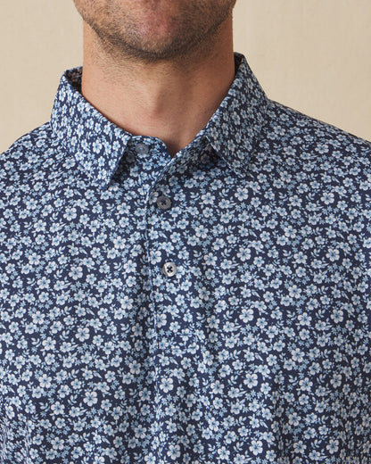 Straight Down Don Ho Polo - New Indigo