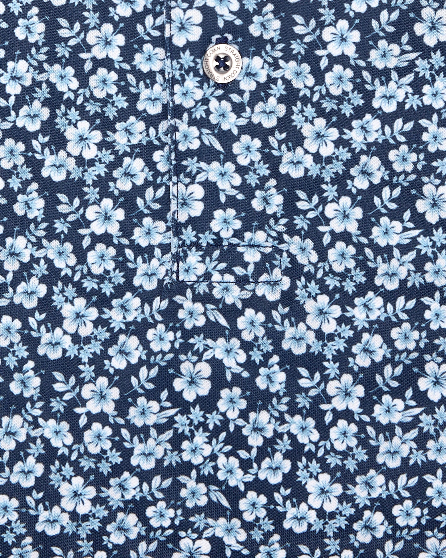 Straight Down Don Ho Polo - New Indigo