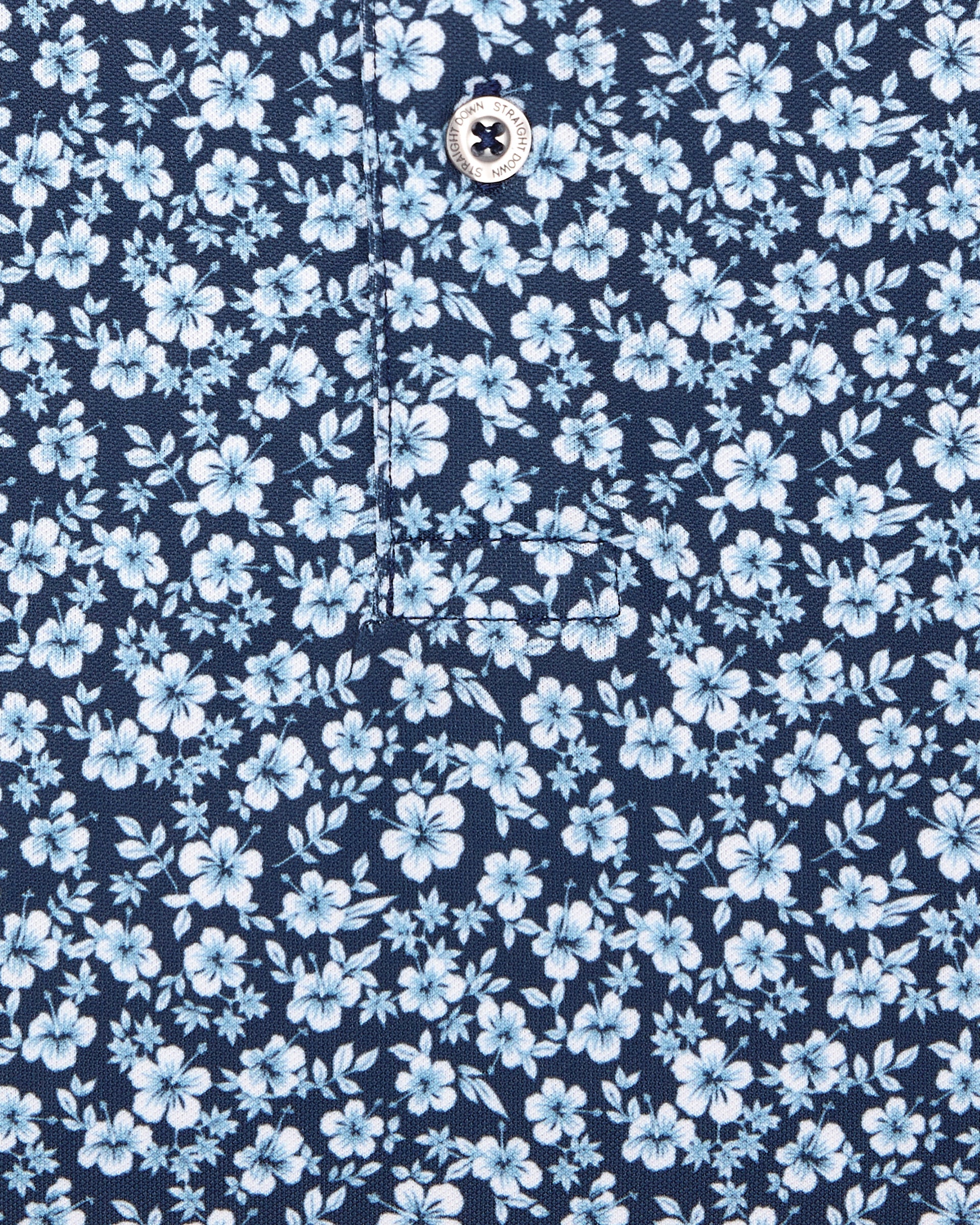 Straight Down Don Ho Polo - New Indigo