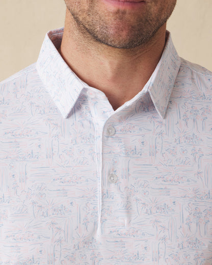 Straight Down Golden State Polo - Spritz