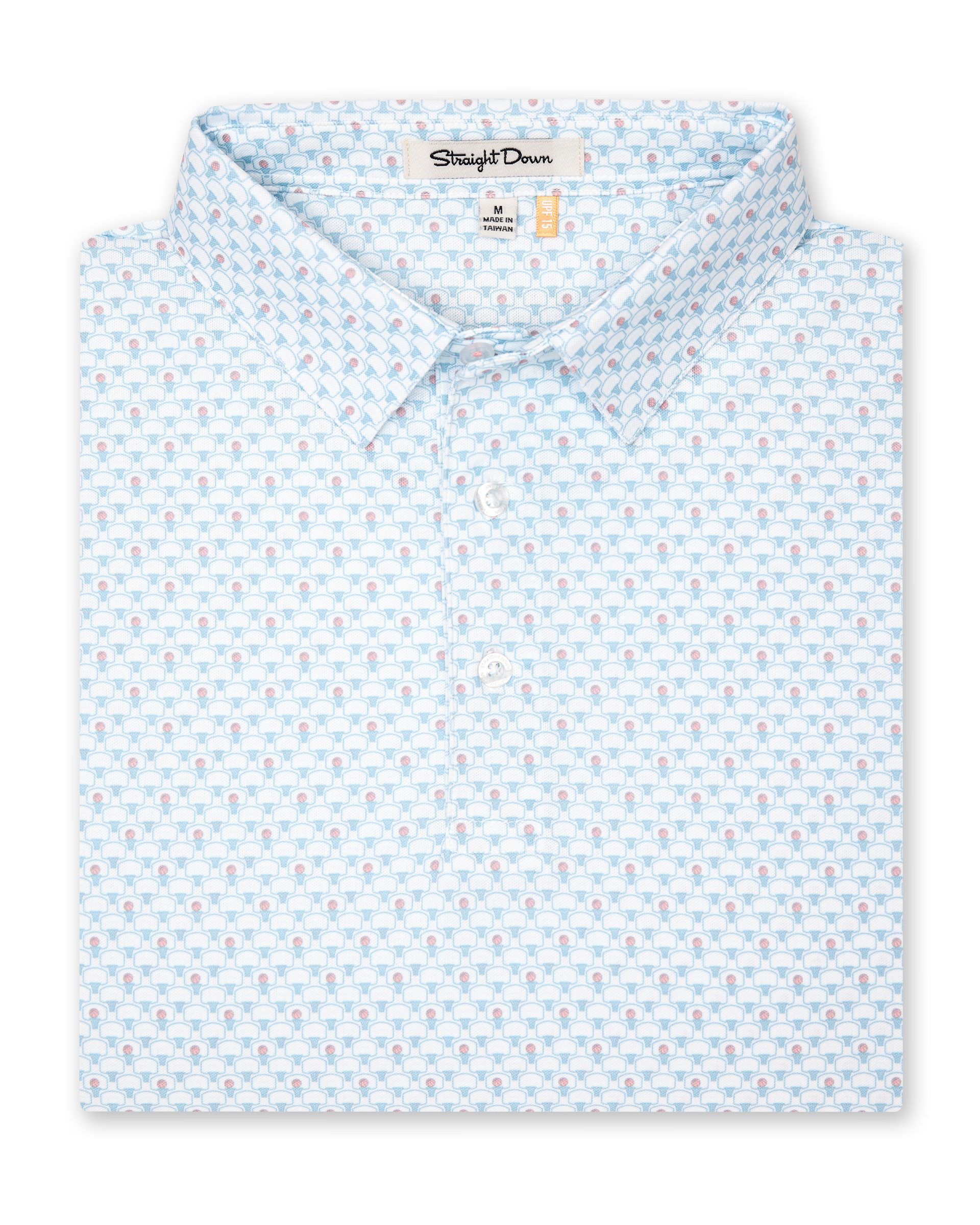 Straight Down Slam Dunk Polo - Coastal