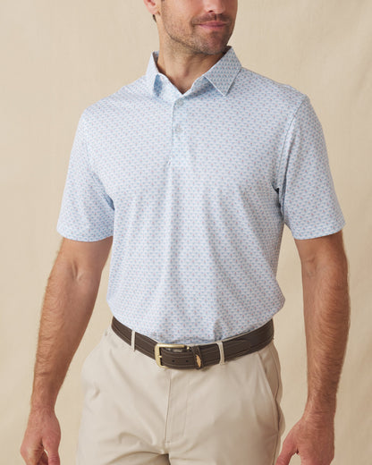 Straight Down Slam Dunk Polo - Coastal