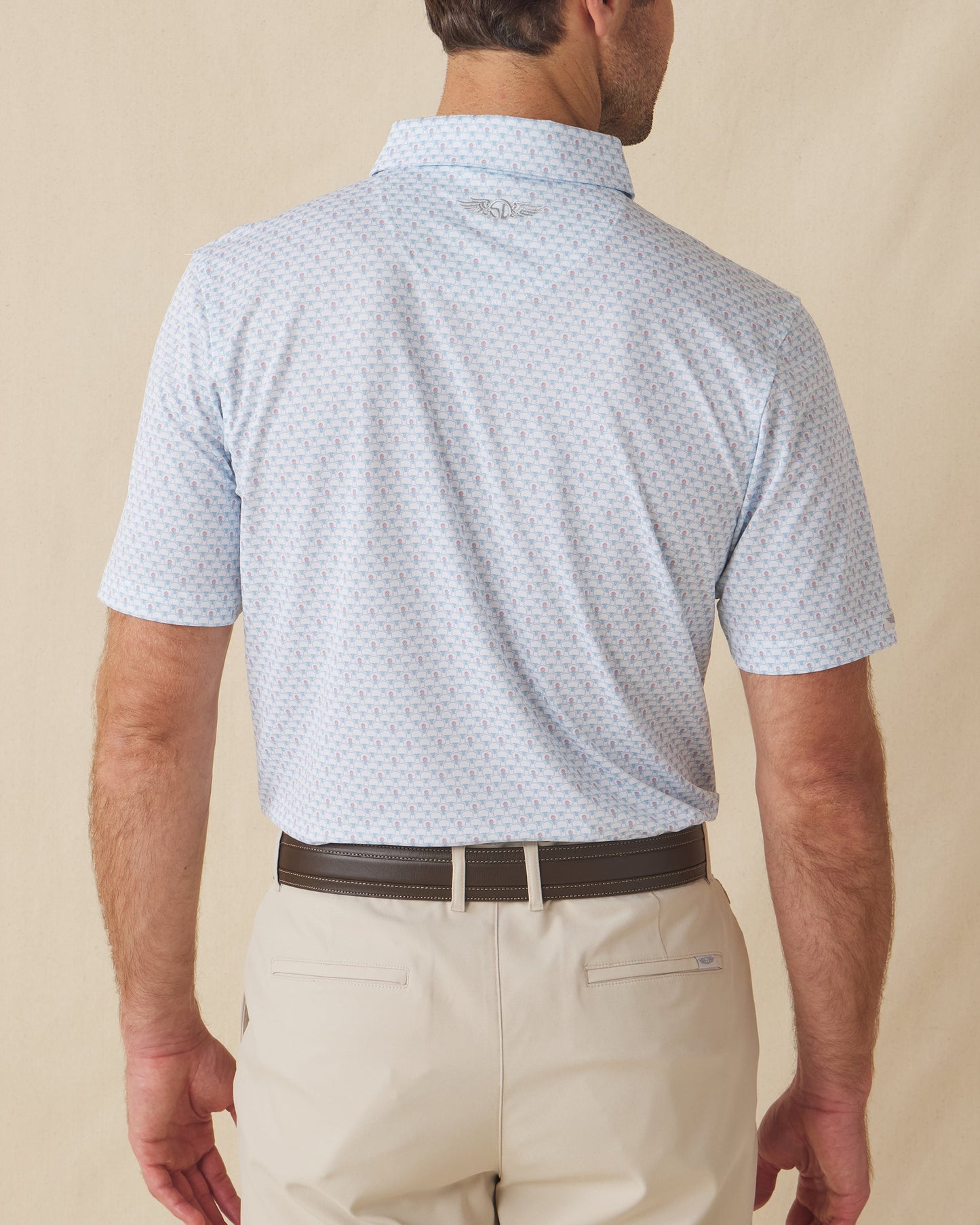 Straight Down Slam Dunk Polo - Coastal
