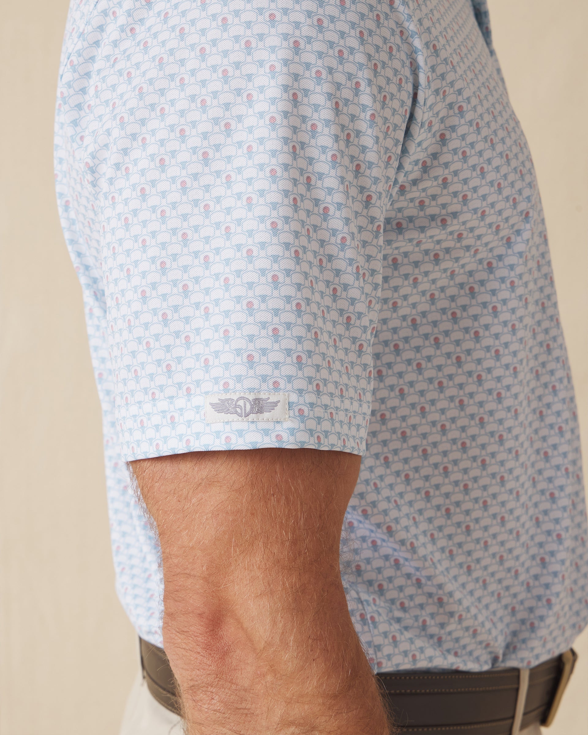 Straight Down Slam Dunk Polo - Coastal