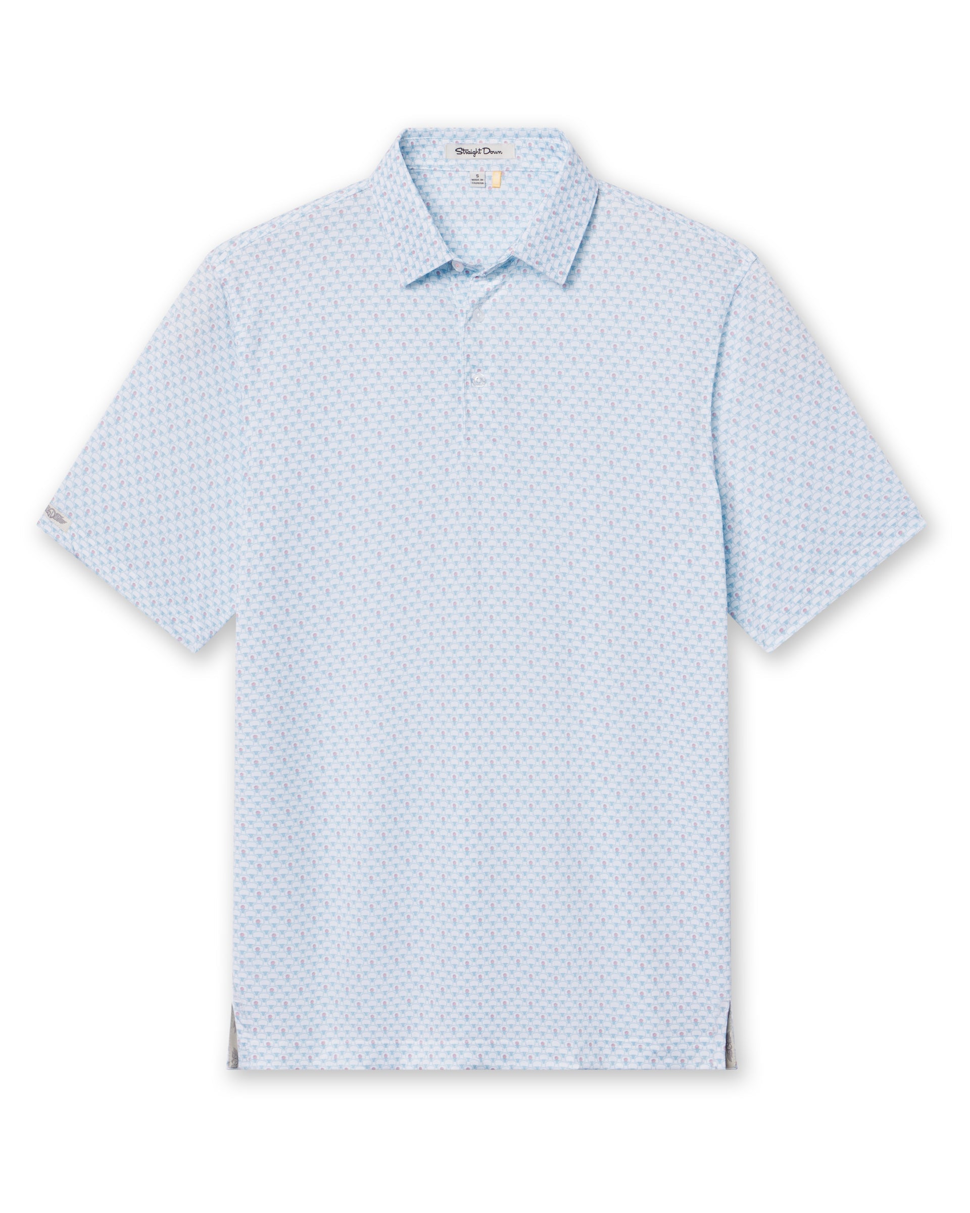 Straight Down Slam Dunk Polo - Coastal