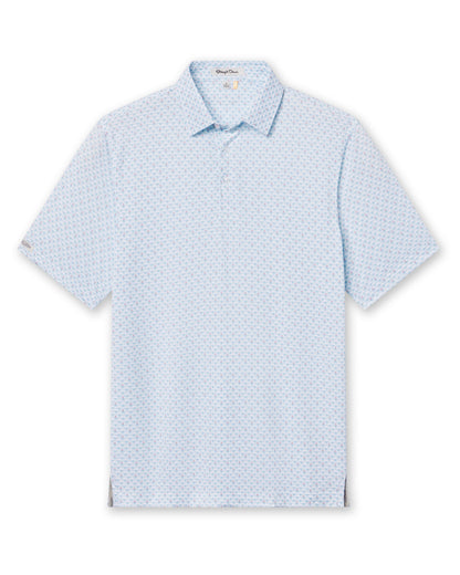 Straight Down Slam Dunk Polo - Coastal