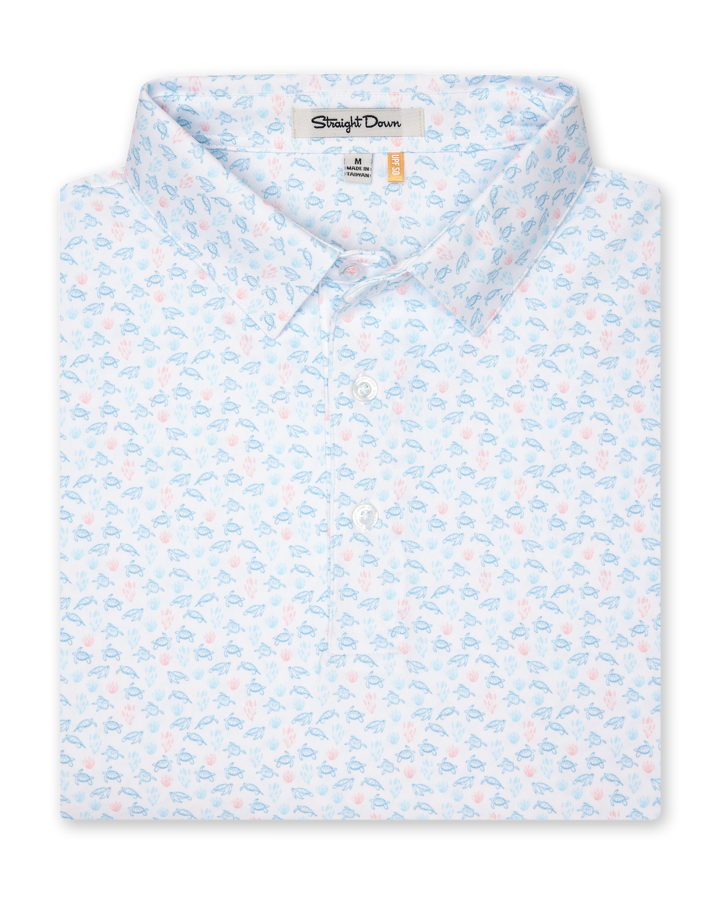 Straight Down Turtle Island Polo - Coastal