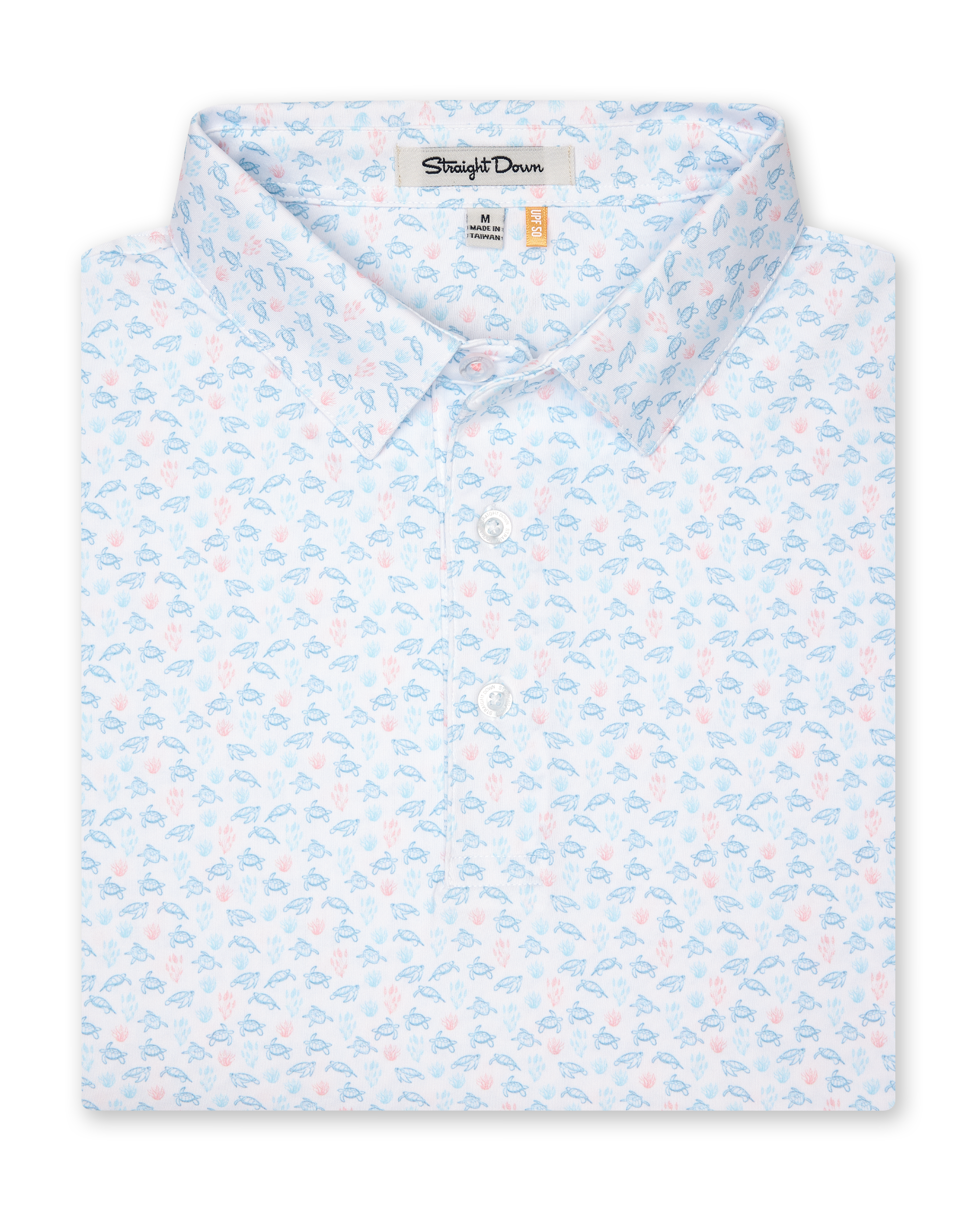 Straight Down Turtle Island Polo - Coastal