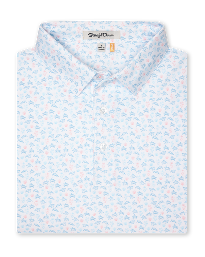 Straight Down Turtle Island Polo - Coastal