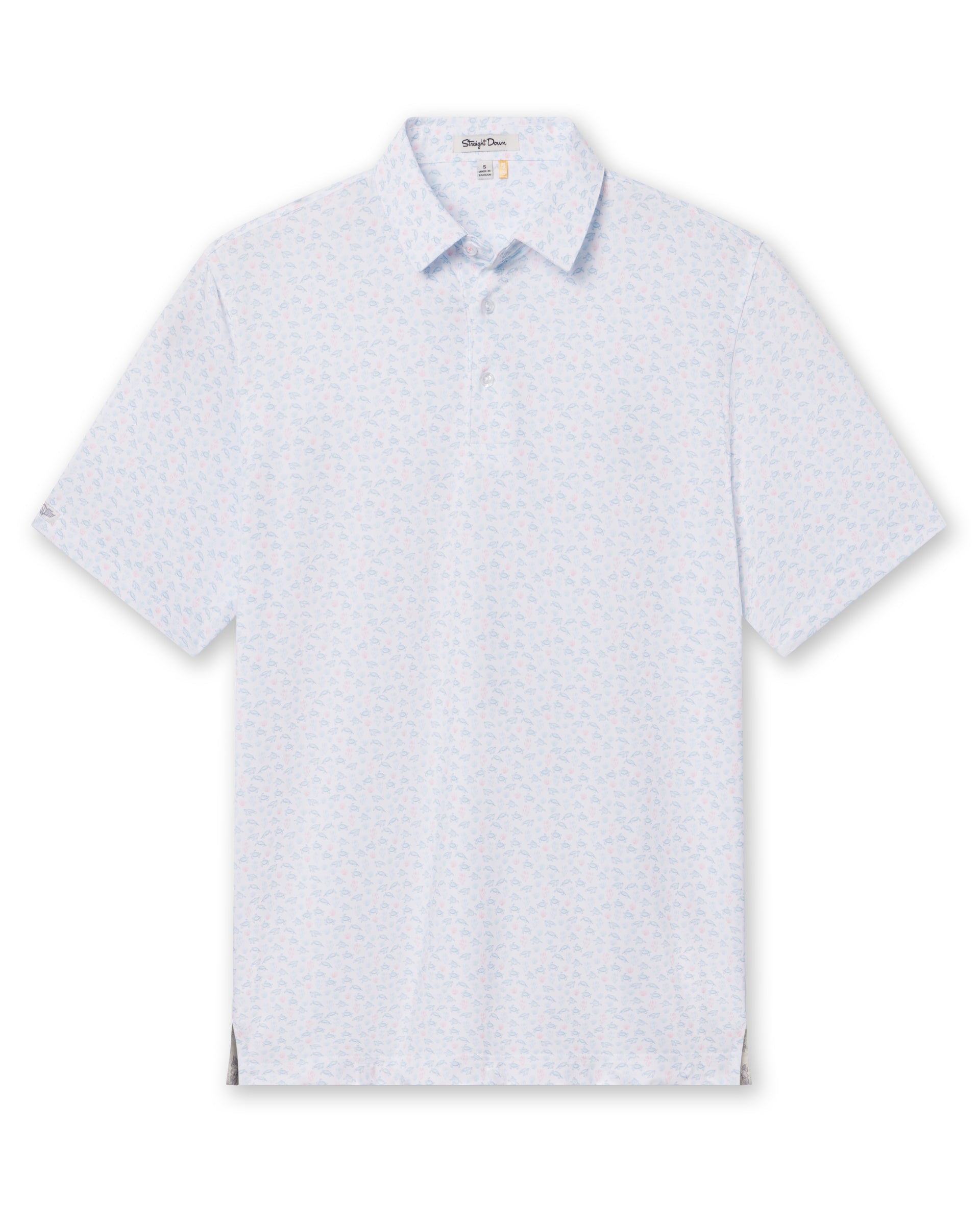 Straight Down Turtle Island Polo - Coastal