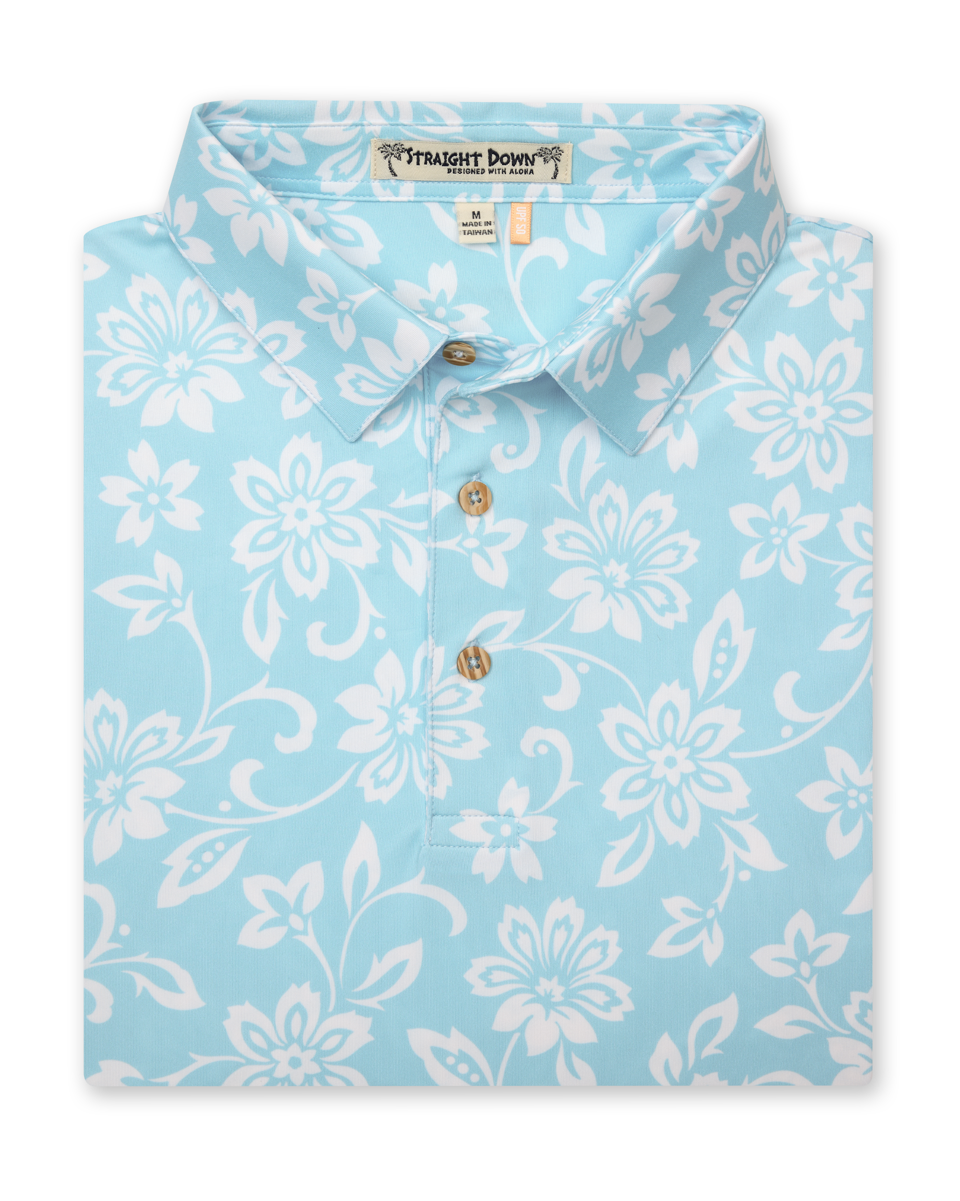 Straight Down Napali Coast Polo - Gemstone