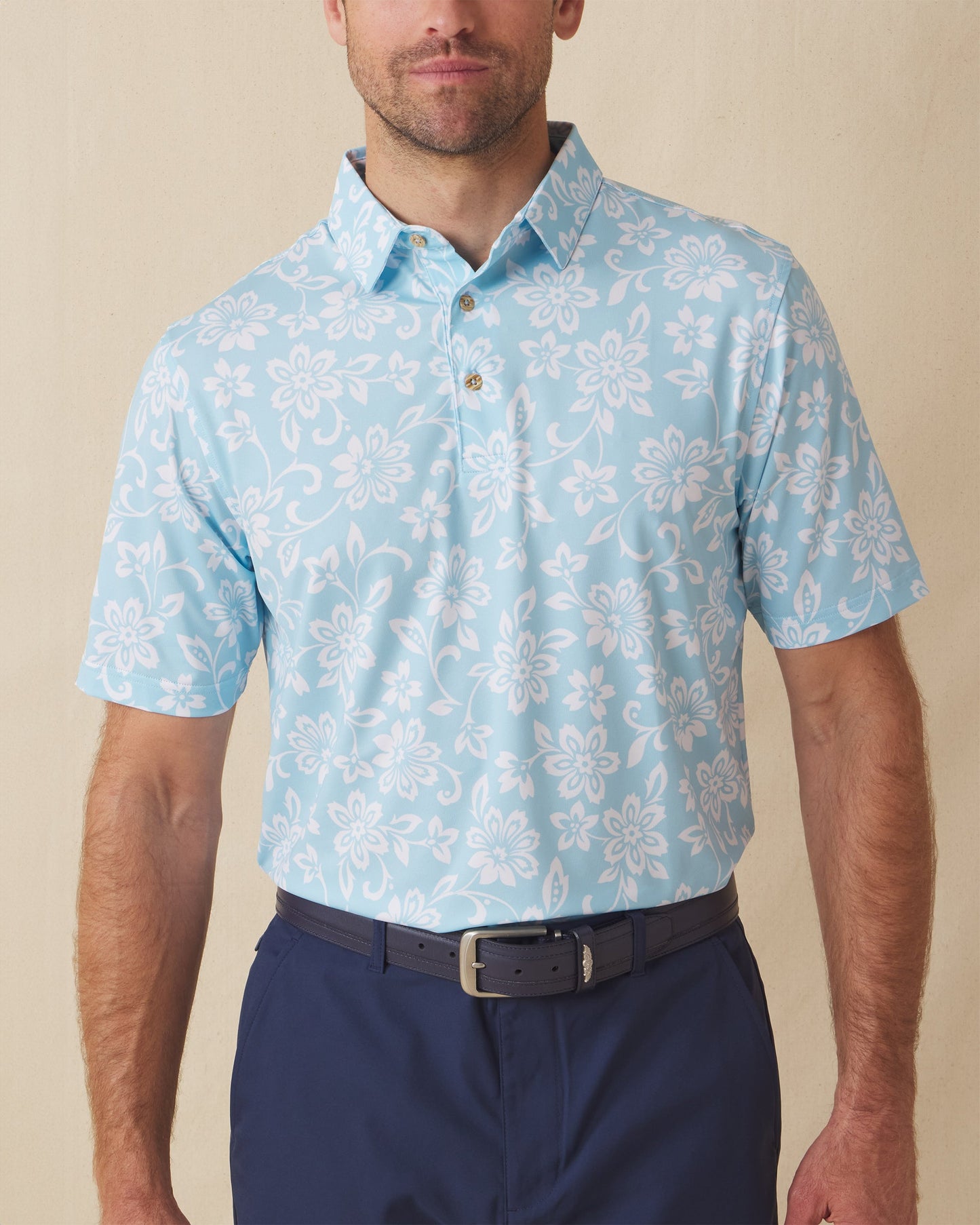 Straight Down Napali Coast Polo - Gemstone