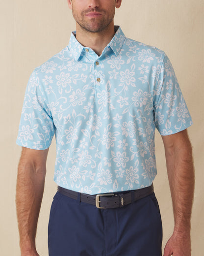 Straight Down Napali Coast Polo - Gemstone
