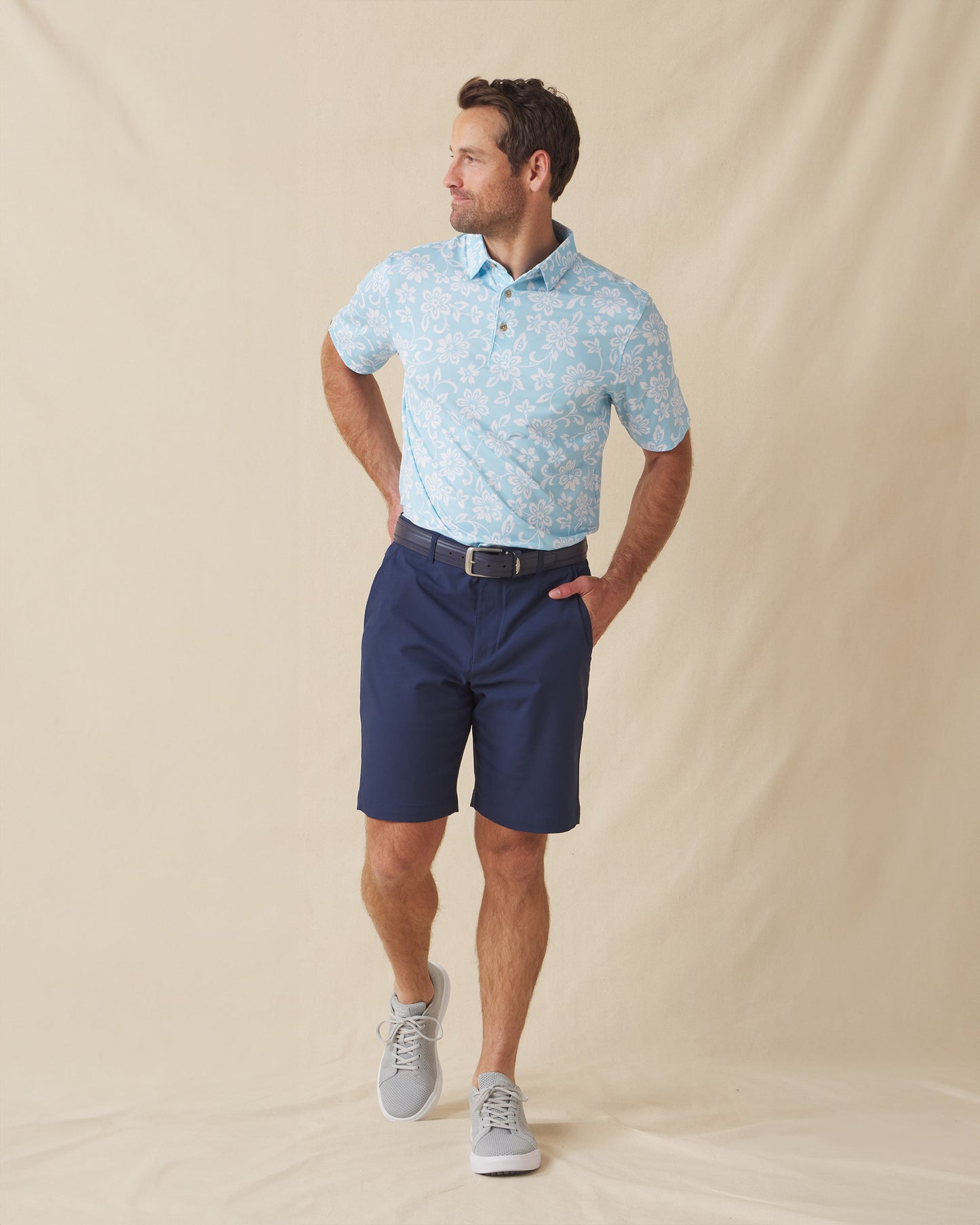 Straight Down Napali Coast Polo - Gemstone