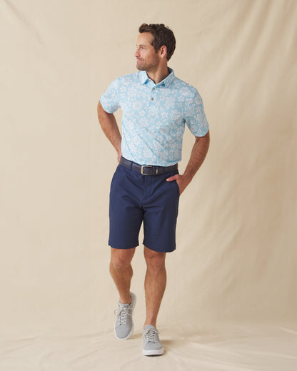 Straight Down Napali Coast Polo - Gemstone