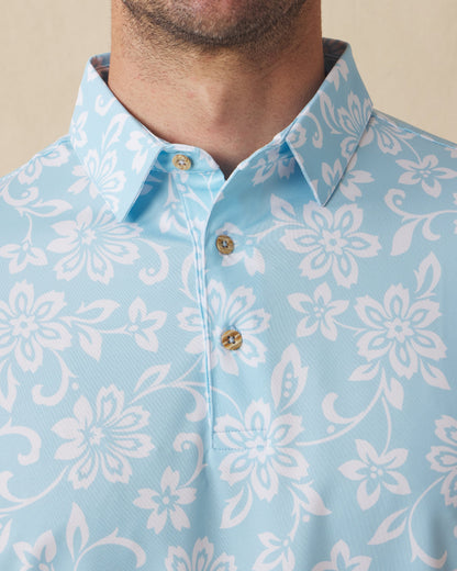 Straight Down Napali Coast Polo - Gemstone