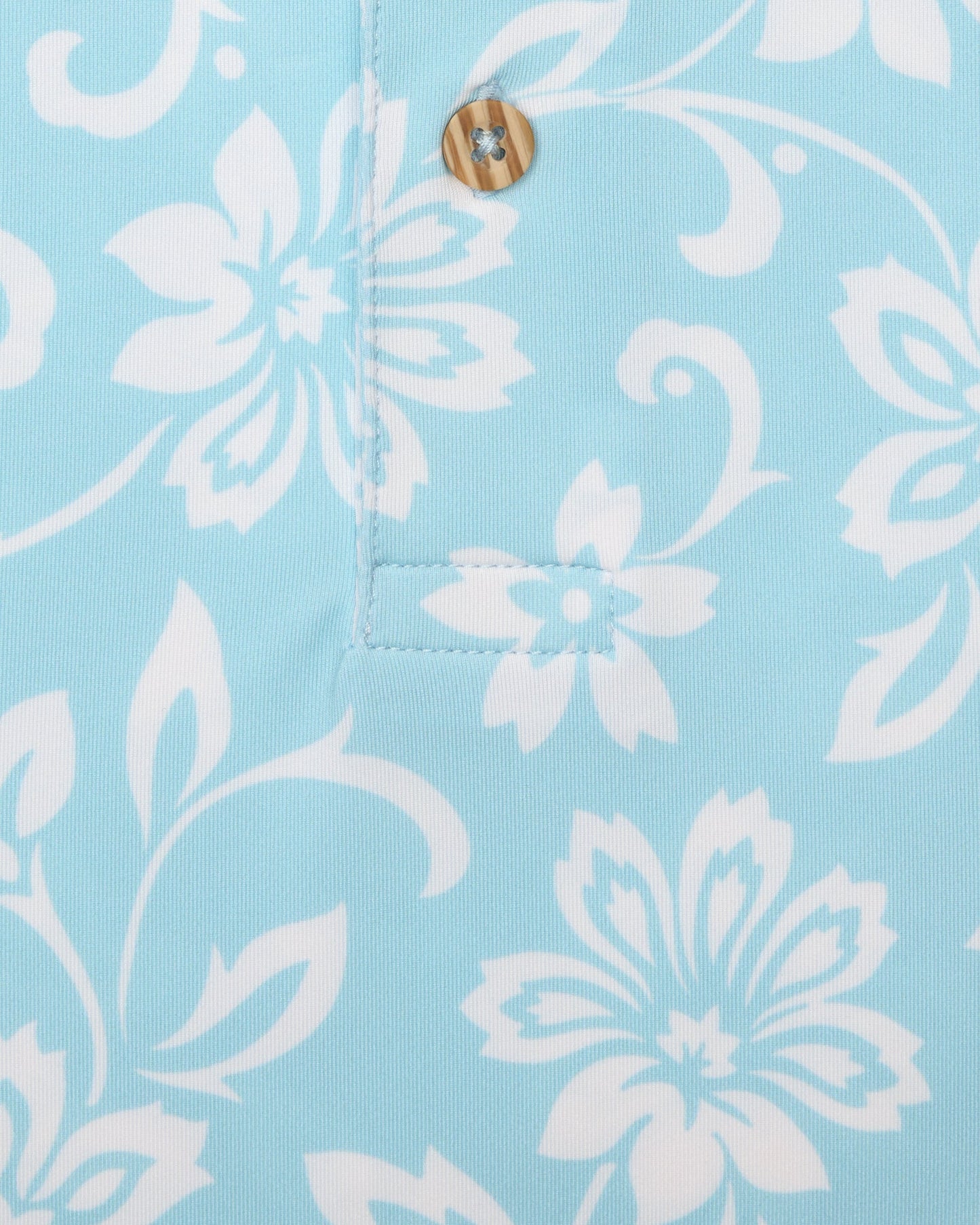 Straight Down Napali Coast Polo - Gemstone