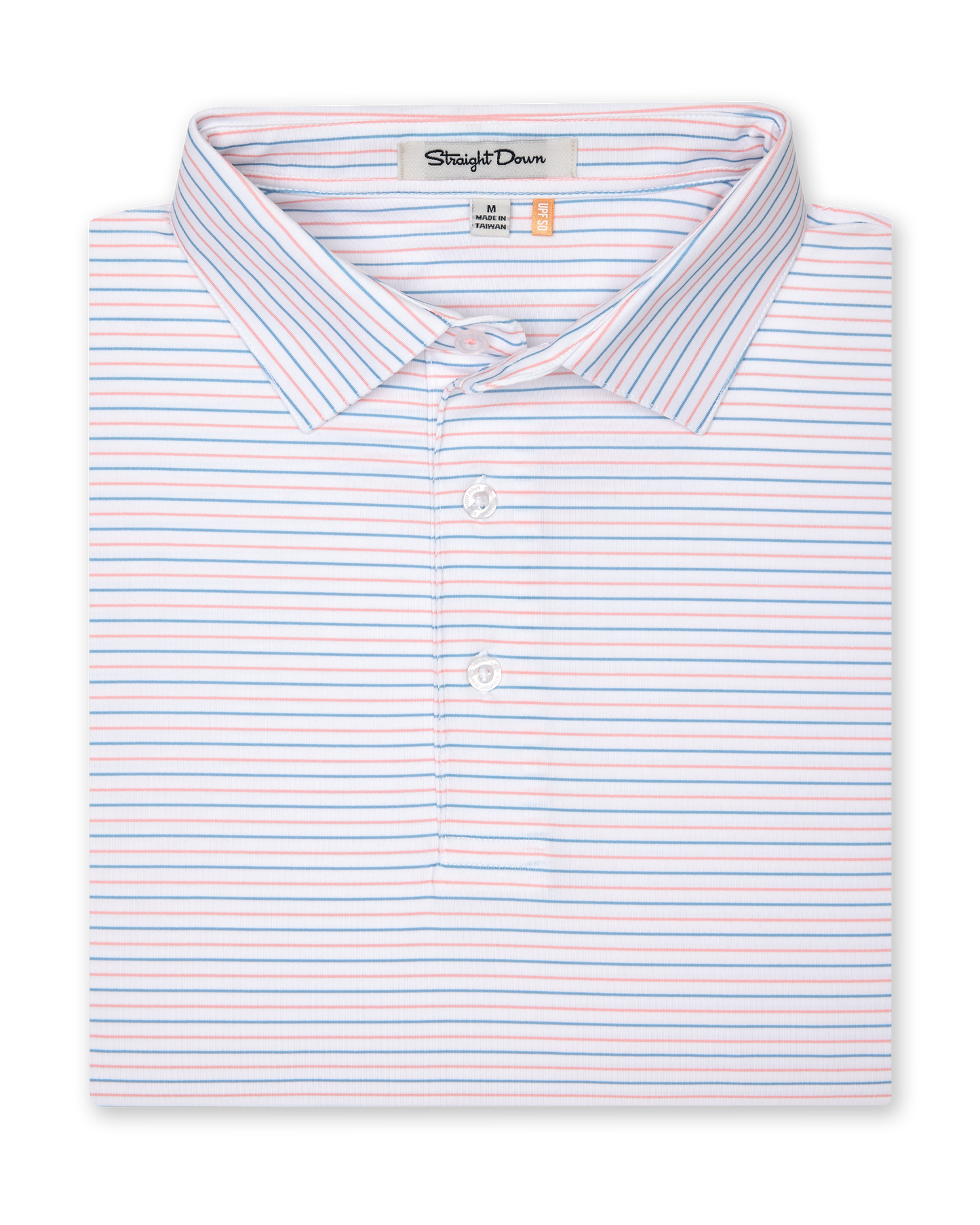 Straight Down Preserve Stripe Polo - Spritz
