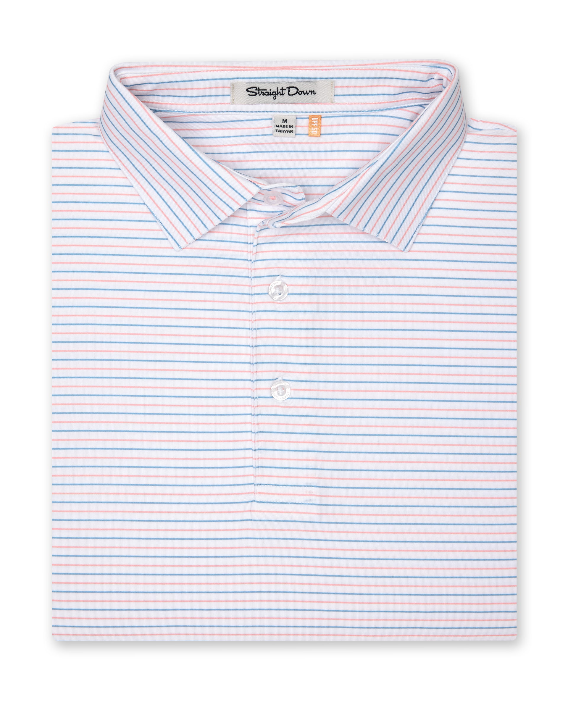 Straight Down Preserve Stripe Polo - Spritz