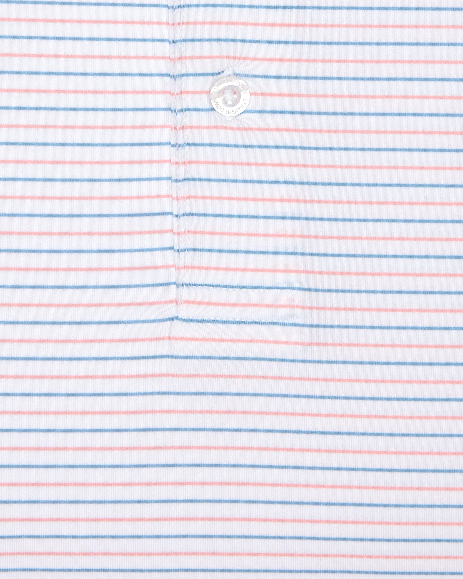 Straight Down Preserve Stripe Polo - Spritz