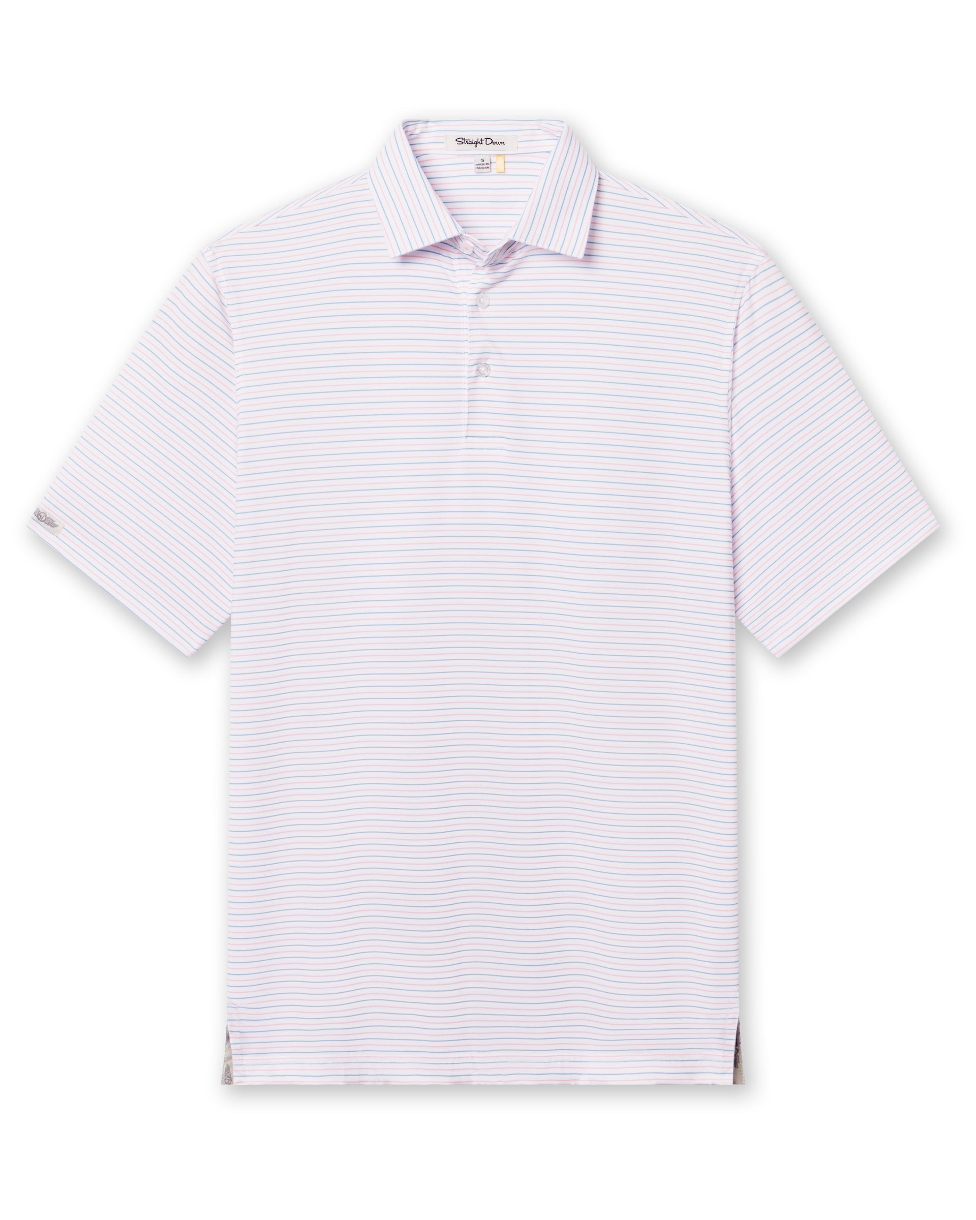 Straight Down Preserve Stripe Polo - Spritz
